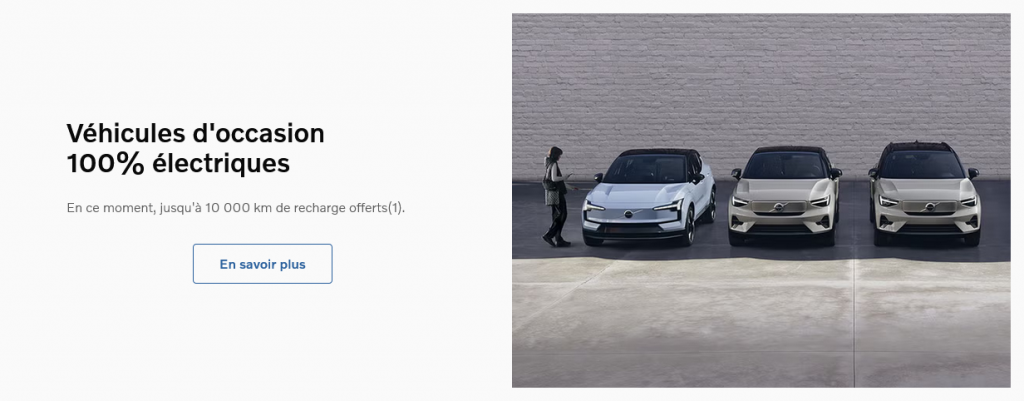 Bénéficiez de 10000km de recharge offerts avec VOLVO