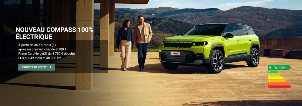 NOUVEAU JEEP COMPASS ELECTRIQUE