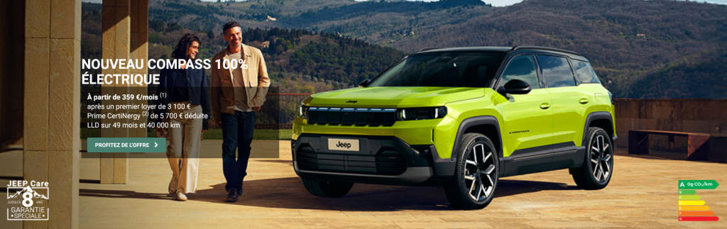 NOUVEAU JEEP COMPASS ELECTRIQUE