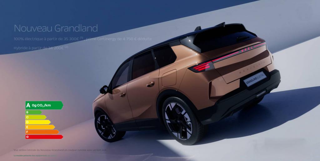 NOUVEAU OPEL GRANDLAND